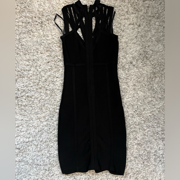 Black prom Dress BEBE - Picture 1 of 3